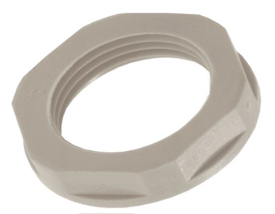 LOCKNUT, plastic, PG16, for cable gland