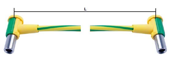 CONNECTING LEAD potential equalization, 6mm², 4m + 2 KBT6-EC