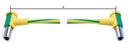 CORDON liaison équipotentielle, 6mm², 4m + 2 KBT6-EC