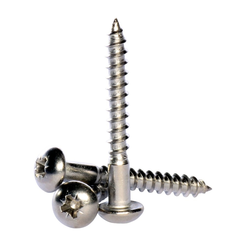 SCREW round head, Ø5.0x60mm, PZ, for wood, 200pcs