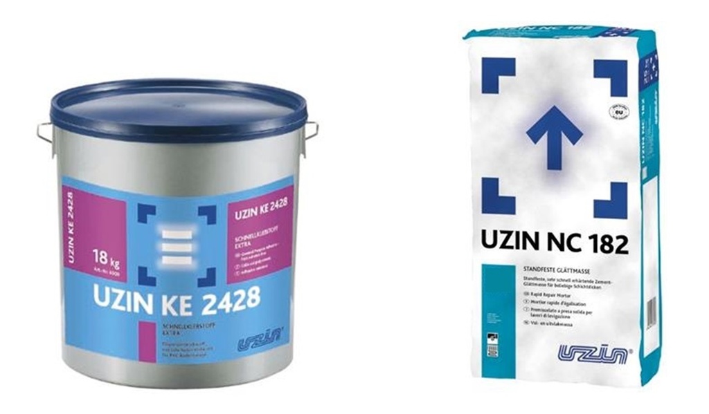 (PVC floor) GLUE AND CEMENT, per 30m2