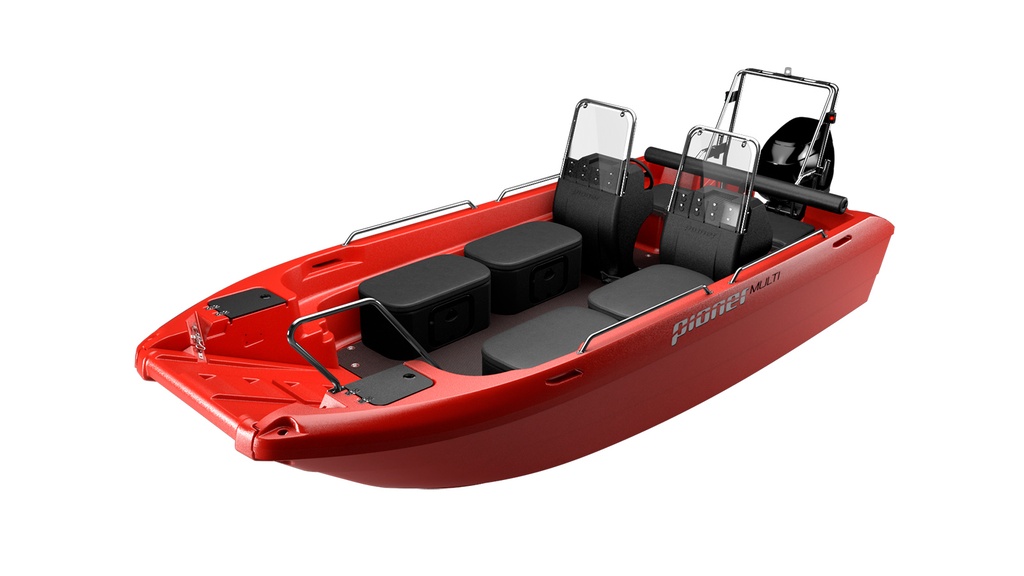 BOAT rigid (Pioner Multi) 8 pers./1200kg, bow door + access.