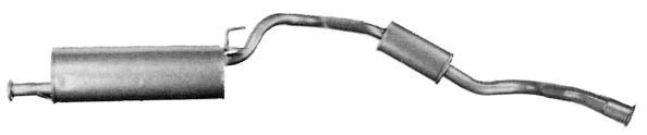 EXHAUST PIPE tail, RR, LH202