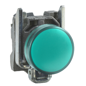 PILOT LIGHT complete, 230-240V, green LED