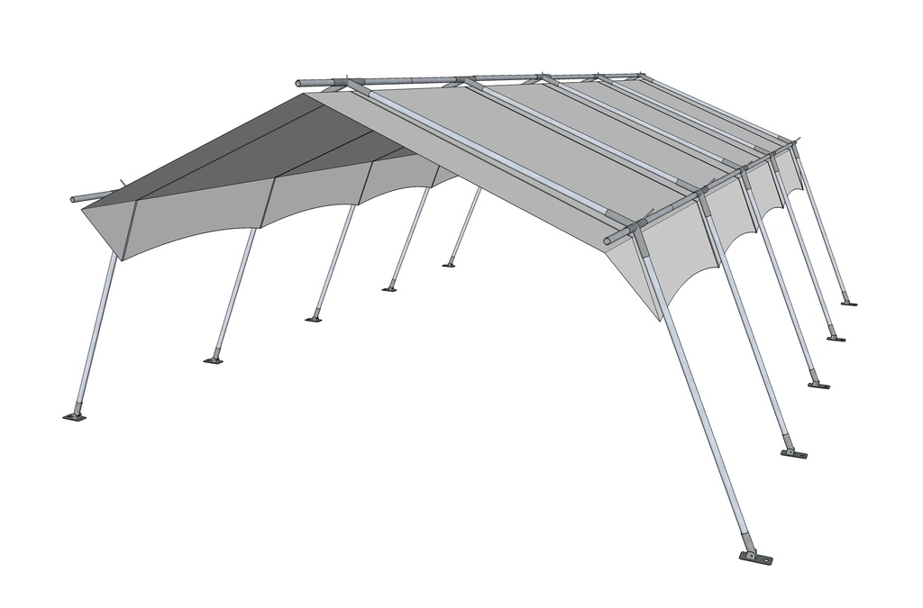 (tent multipurp. 45m²) ROOF PANEL, PE