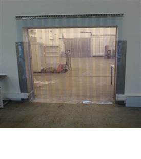 WAREHOUSE FLAPS, 365x310cm, strokes 300x3mm