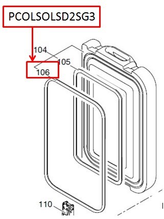 (BMedical TCW2000SDD) JOINT EXT. PORTE CONGEL (294.5104.06)