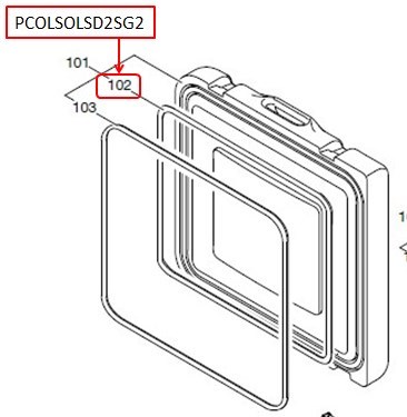 (BMedic TCW40/2000SDD) INNER GASKET FRIDGEDOOR (294.5104.07)