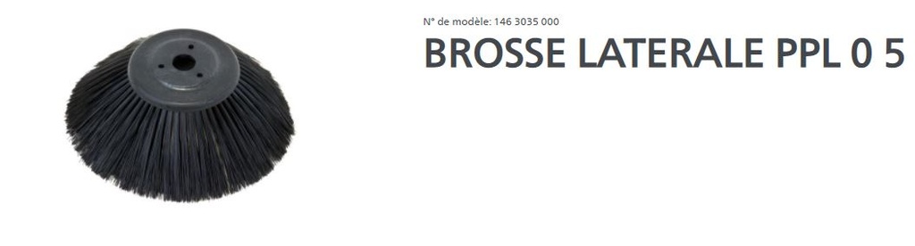 (Nilfisk SW750) BROSSE laterale (1463035000) 31cm