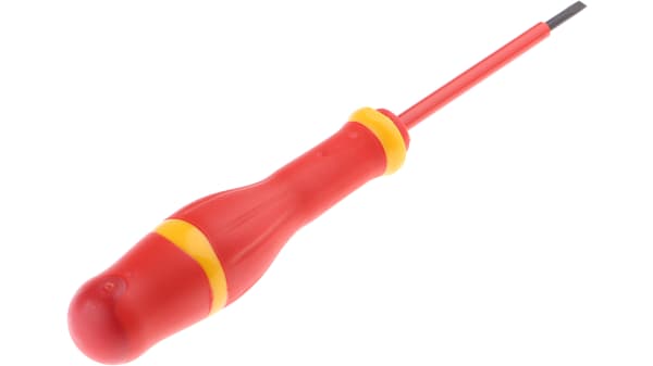 SCREWDRIVER slotted head, 3x75mm, ins. 1000V, AT3X75VE