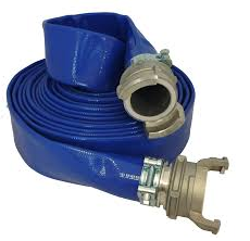 HOSE flat, 4", NP50, 40m, delivery + set couplings