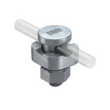 (cross grounding rod) NUT, WASHER & BOLT, 1 hole