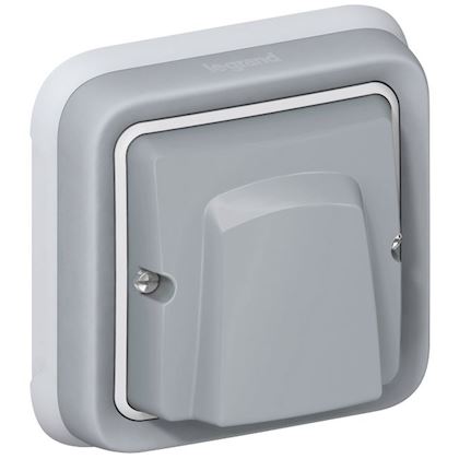 CABLE OUTLET (Legrand Plexo) IP55, grey, flush