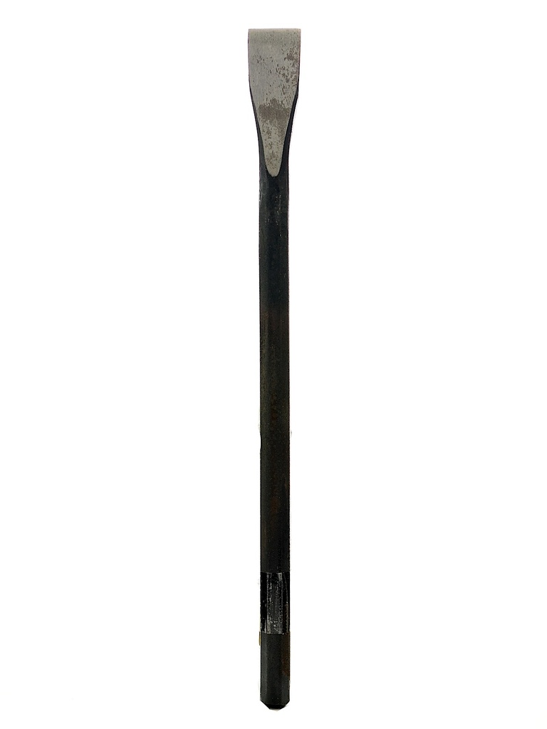 CHISEL flat, octogonal shaft, 300x16mm, for stone