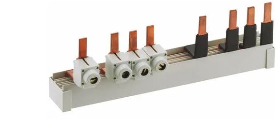 (Hager HI40xR) BARRE DE PONTAGE (Hager HZ156R) 2X4P 125A