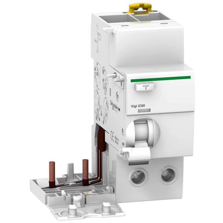 RCTD type-Asi (A9V39263) 63A 1000mA, 2P retardé