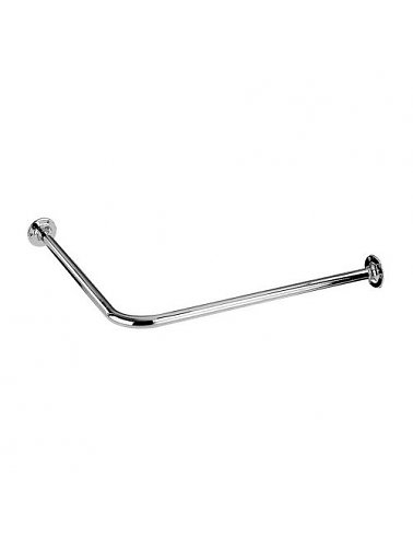 (shower base) RAIL FOR CURTAIN, Ø25mm, 900x900mm, L-shape