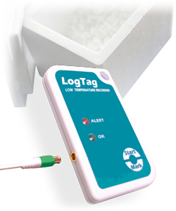 ENREGIST. TEMP. (LogTag TREL-8) -80°C, pile fixe, sonde 3m