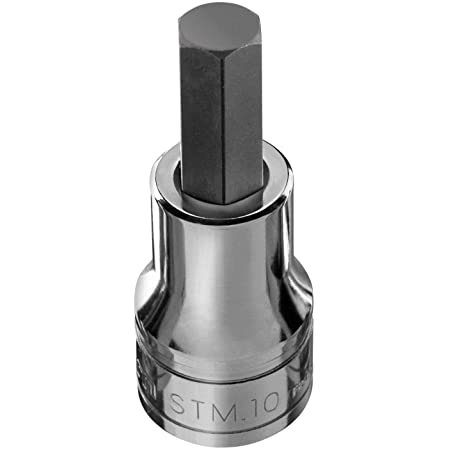 BIT SOCKET hexagonal, ½" drive, 8mm, STM.8