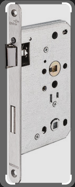 (Containex) MORTISE LOCK for left hinged door, DIN standard
