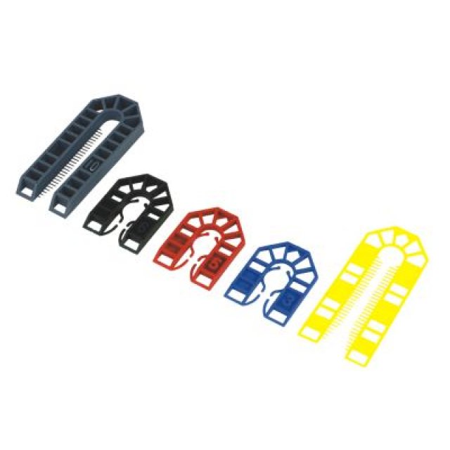 PACKER SHIMS assortment, plastic, 22x100x1-5mm, box 200