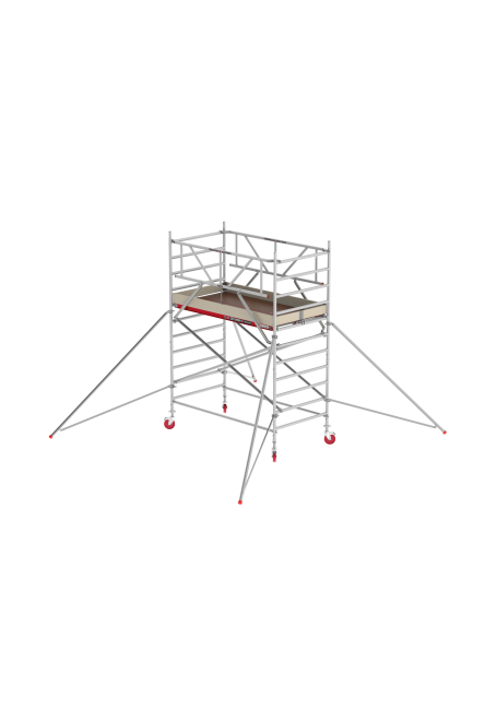 ECHAFAUDAGE roulant, 1.85x1.35x3.5m, haut. de travail 4.2m