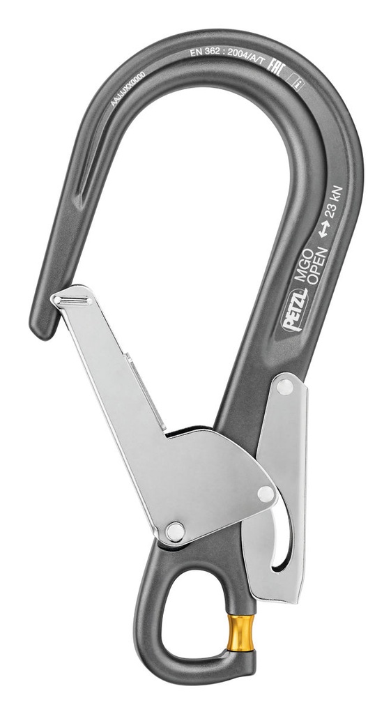 KARABINER gated directional connector (Petzl MGO OPEN 60)