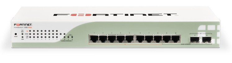 NETWORK SWITCH (FortiSwitch 108D) 8 ports 1000mbps