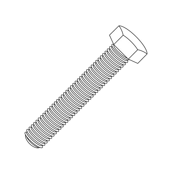 VIS tête hexagonale, galvanisée, M14x50mm