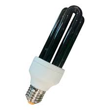 BULB compact fluorescent E27, 20W/230V, blacklight UV