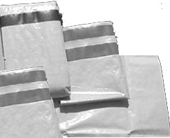 BACHE PLASTIQUE, 4x60m, blanc/blanc, 6 bandes, paquet plié