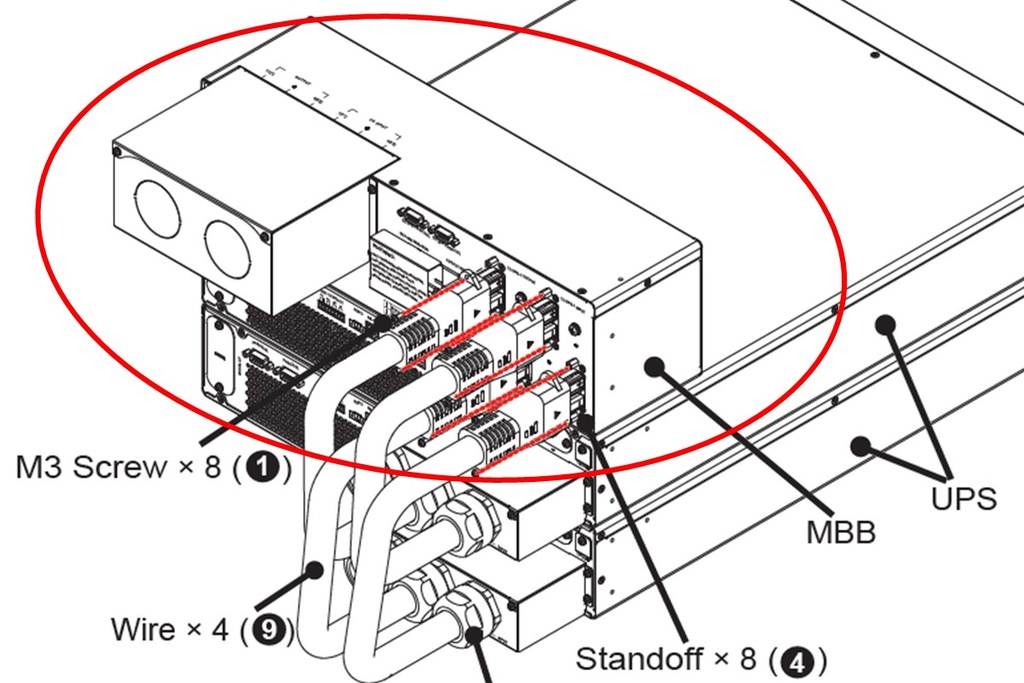 (Delta Amplon RT-5/6 EXTENDED) MBB manual bypass, parallèle