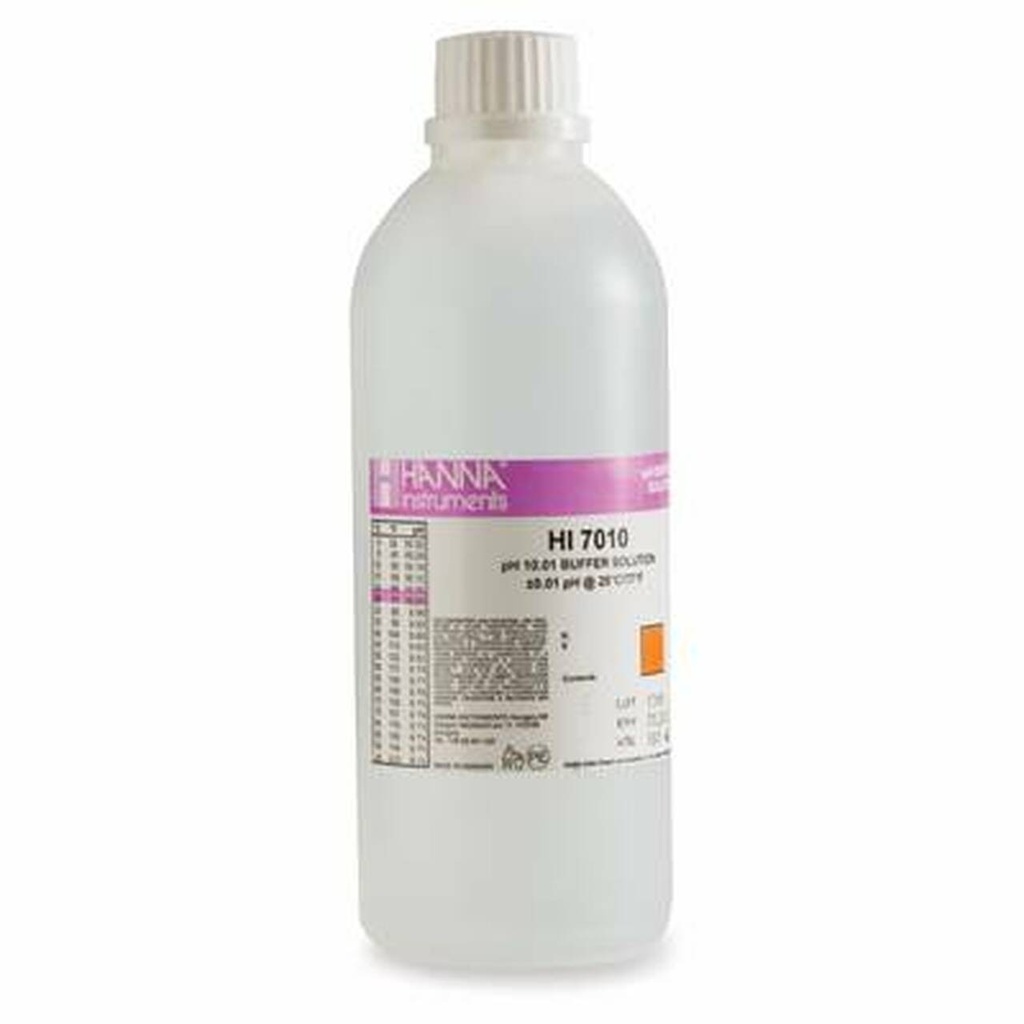 (HI 98129) BUFFER SOLUTION (HI 7010L) pH10.01, 500ml, bottle