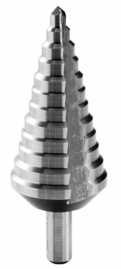 STEPPED DRILL BIT PG/ISO, Ø6.5-32.5mm, HSS-Co 5%, for steel