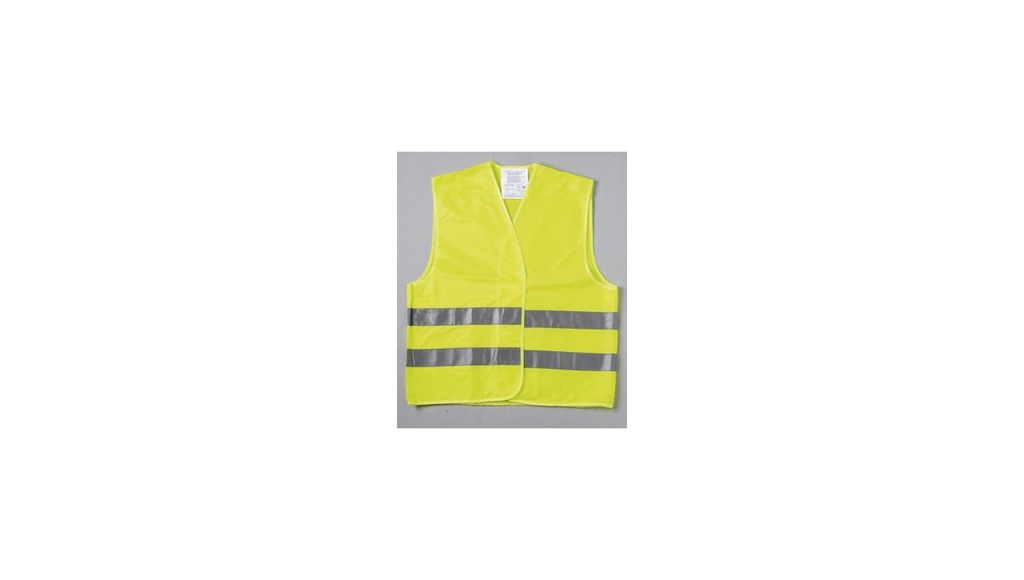 SAFETY JACKET reflective band, size XL, yellow