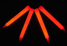 GLOW STICK snap & shake, Ø8mmx8cm, red