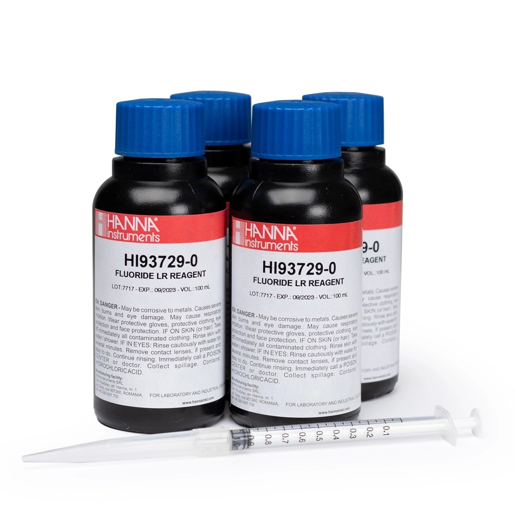 REAGENT fluorides (HI93729-01) narrow range, 100 tests