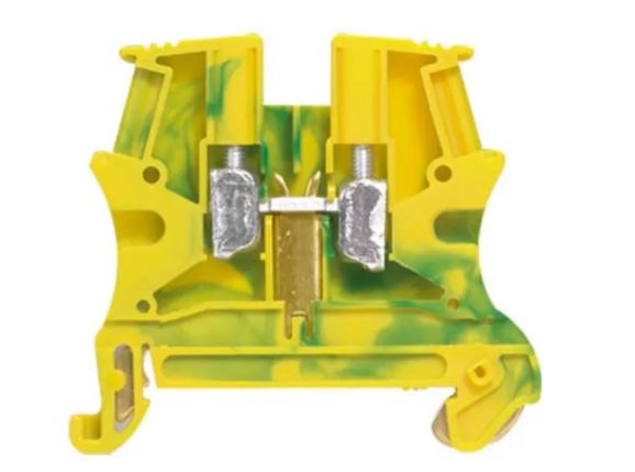 JUNCTION BLOCK, 2x16mm², green/yellow