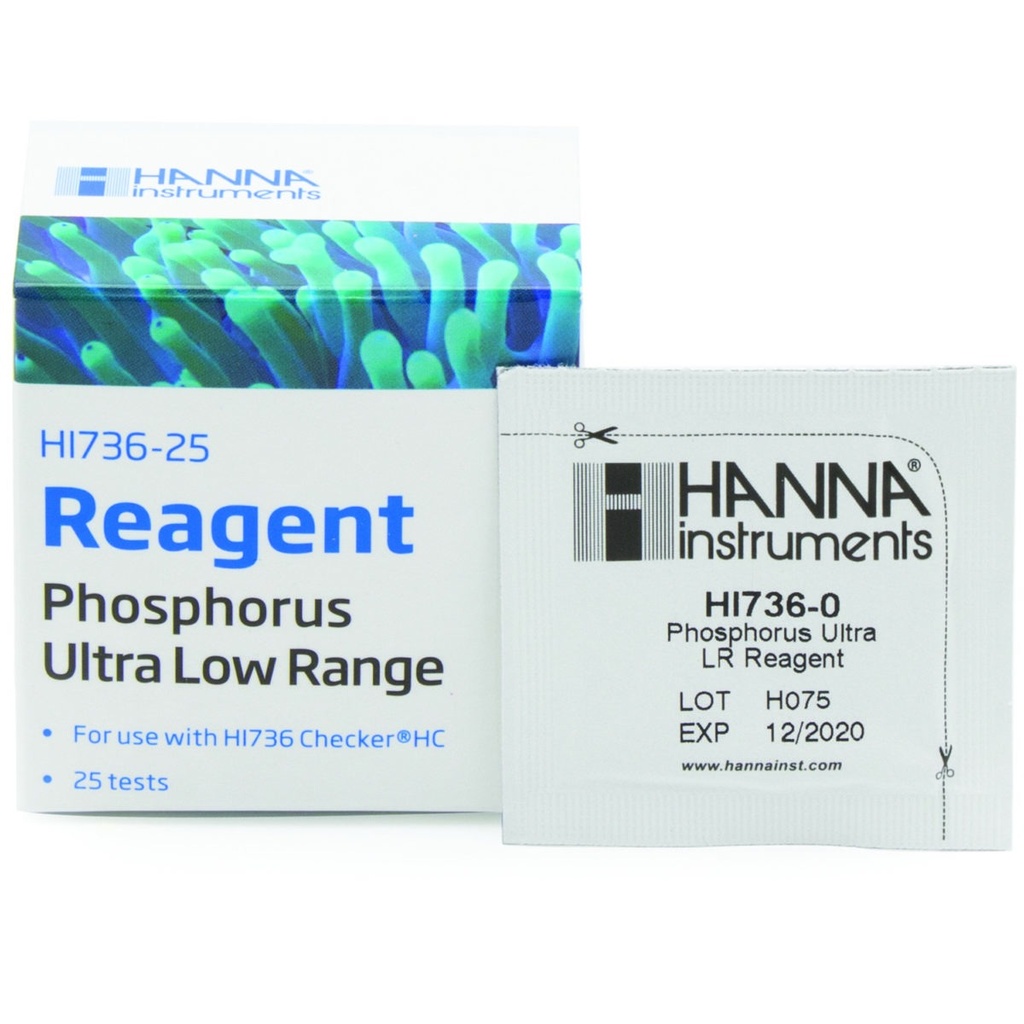 REAGENT phosphorus, sea water (HI736-25) 25 tests