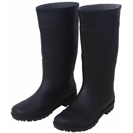 BOOTS, rubber, size 38, black, pair