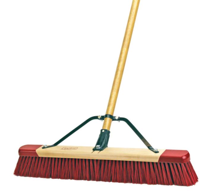 BROOM, with broomstick, for outdoor use