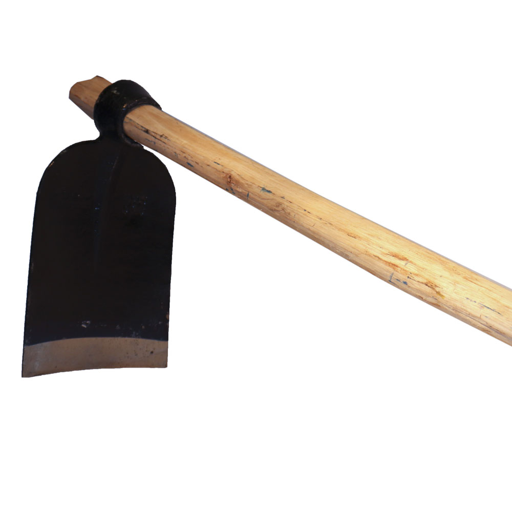HOE jembe, flat type, with handle, ± 92cm
