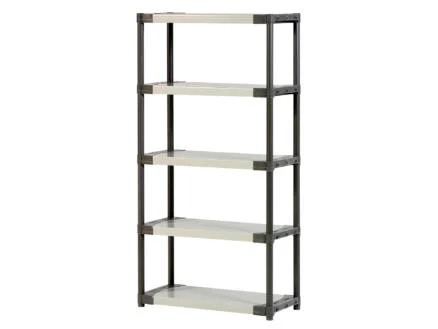 SHELVES (Workline) plastic, 175x90x40, 90kg, 5 levels