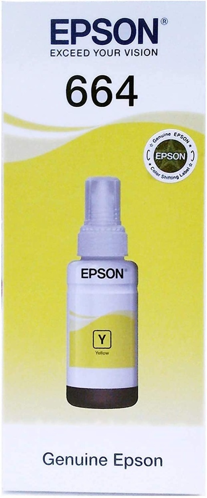 (Epson EcoTank Series) CARTOUCHE D'ENCRE (664) 100ml, jaune
