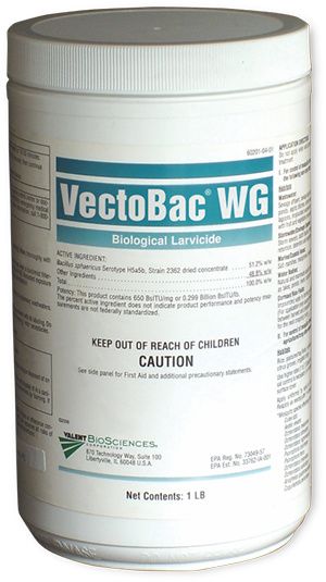 LARVICIDE BTI AM 65-52 (VectoBac) contr. moustique, granules