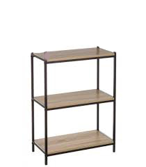 SHELVES, wooden, metallic stand, 110x120x35cm, 3 plates