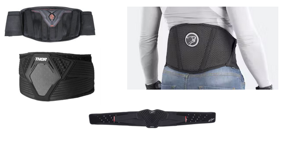 PROTECTION BELT lumbar, size M, for motorbike