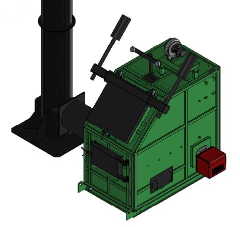 INCINERATEUR HTI (Vulkeo ID180) diesel, 230V