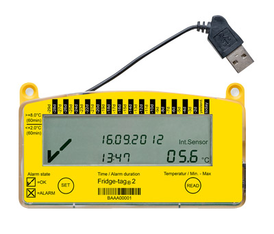 ENREGISTREUR TEMP. (Fridge-Tag2) +2-8°C/60mn, sonde interne