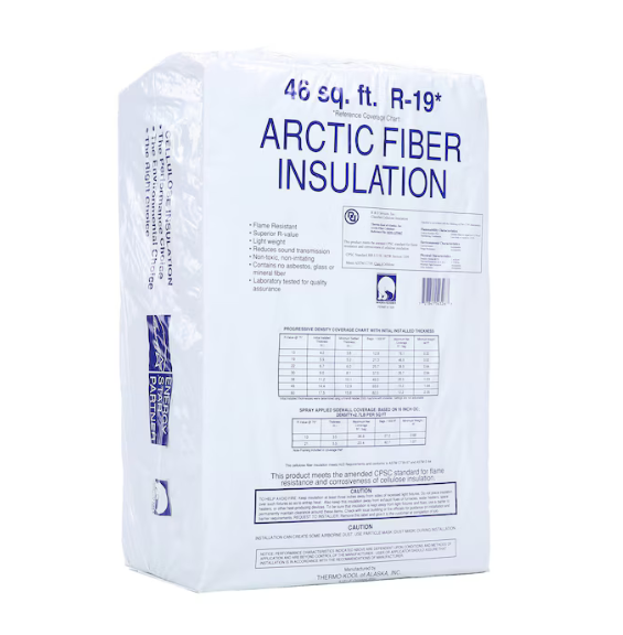 CELLULOSE blow-in insulation, bag